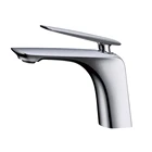 Brushed Nickel European bathroom sink water faucet