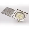 New design stainless steel 304 small size outlet bathroom shower room floor waste grate drain