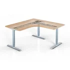 Jiecang JC35TT-R13R-90 3 legs L shape electric adjustable height office standing desks