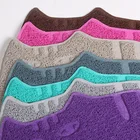 Paw Shape Pet Dog Puppy Bowl Placemat PVC Cat Litter Box Mat plastic matting for dog cage
