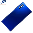 Mobile phone parts battery door back cover housing replacement for samsung galaxy note 10 plus back glass with camera lens
