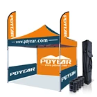 3x3m Hex Aluminum event outdoor frame custom portable 10x10 hexagon folding pop up gazebo trade show Canopy tent