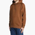 Super Dry Pullover Kangaroo Pocket Men's Workout Brown Hoodies
