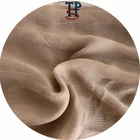 Pure Color Silk Fabric Crepe Satin Crinkle GGT Georgette Fabric for Cloth