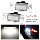 Graphic Customization Canbus LED Number License Plate Light For Audi A4 S4 B5 A3 8L S5 S3 Sportback Avant