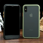 2019 Best Hot Selling Shockproof Blank Frosted Matte Cell Phone Protector Cases for iPhone X / XR / Xs Max
