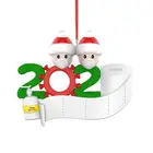 2020 Decoration Gift Survivor Family DIY Christmas Tree Hanging Christmas Ornament
