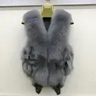 Fur Vest Furfurfur Fur Vest New Design Women Fashion Style Fake Fur Gilet Customize Faux Fur Vest