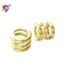 OEM 65Mn gold large compression springs flat closed end,flat compression spring