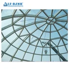 Safety laminated tempered glass roof skylight systems