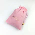 Custom plain velvet bagsglasses bag Drawstring Pouch Logo Printed Custom Velvet Jewelry Bag