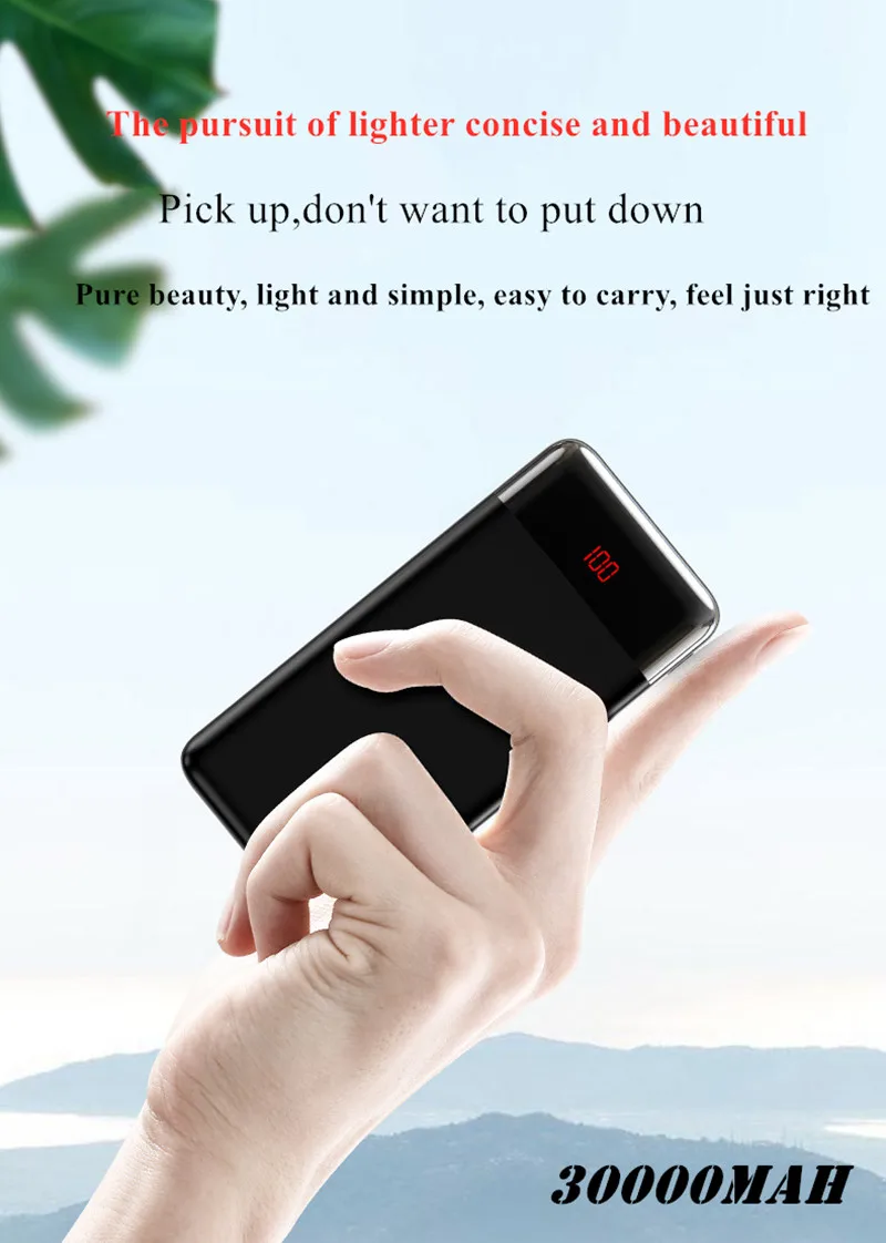 ome Hot selling electronics products portable power banks dual USB output super high capacity 30000mAh power bank for laptop - ANKUX.COM