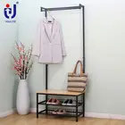 Stainless Steel Rattan Coat Household Plastic Hat Rack