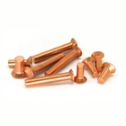 DIN All sizes M3 M6 M8 M10 copper brass bronze Flat Countersunk Head Rivets