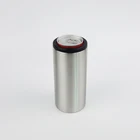 Wholesale 12oz slim stainless steel skinny vacuum thermos beer insulator can bottle cooler drink holder