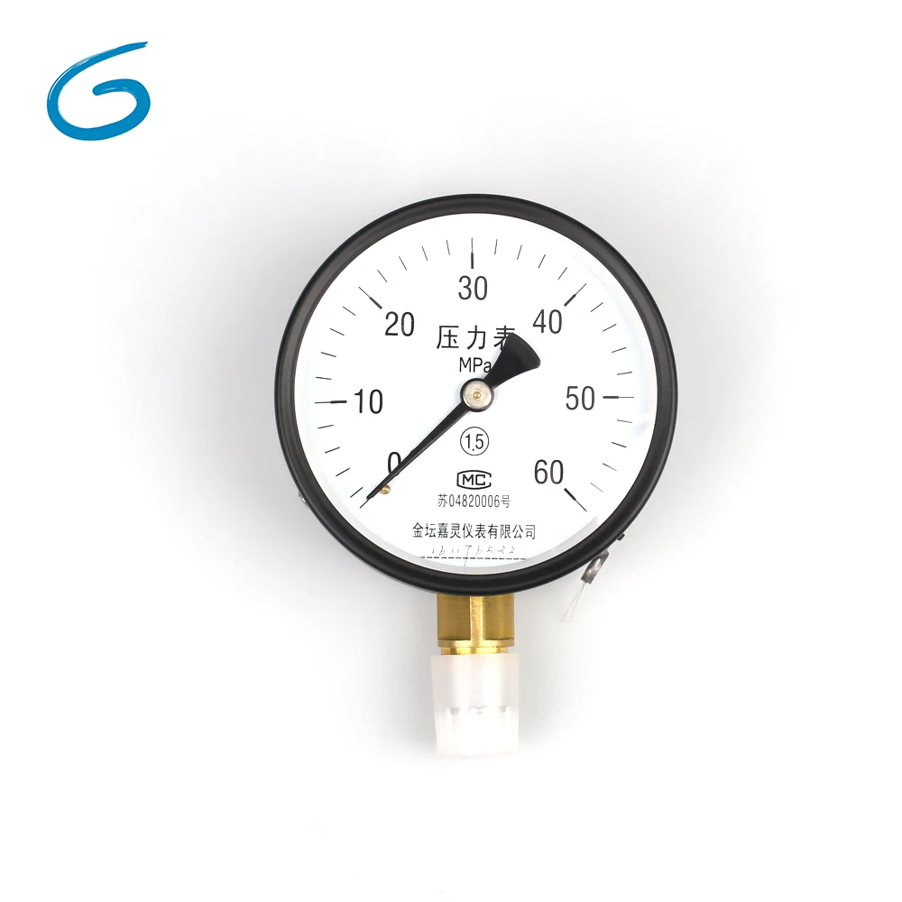 bottom connection pressure gauge hydraulic pump pressure gauge