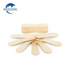 Wrapped Ice Cream Natural Disposable Wrapped Natural Wooden Spoon Ice Cream Wood Spoon