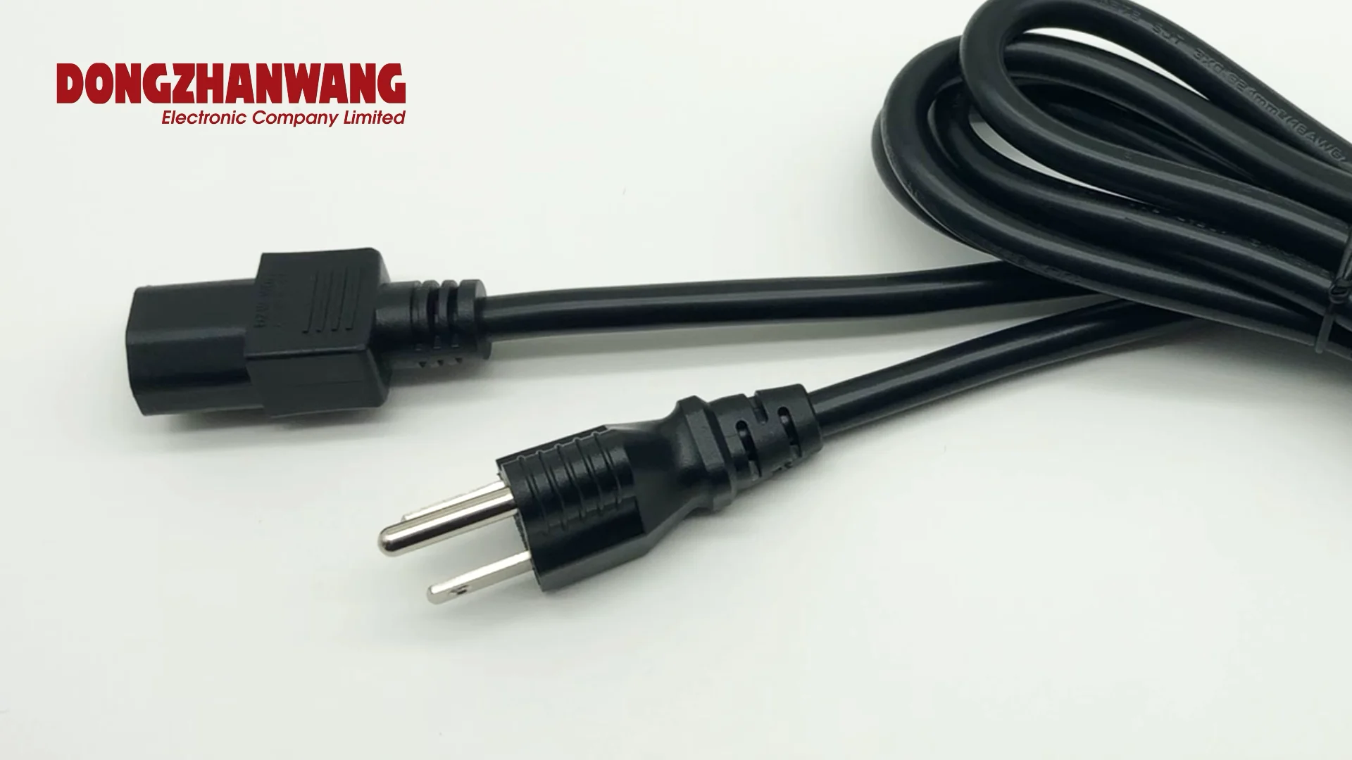 American Ul Sjtw Awg Black V A Pin Plug Prong Electric