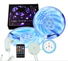 Rgb Strip Christmas 5M 16.4ft Smd5050 Ip65 DC12v App Remote Control Rgb Flexible Led Strip Light Waterproof