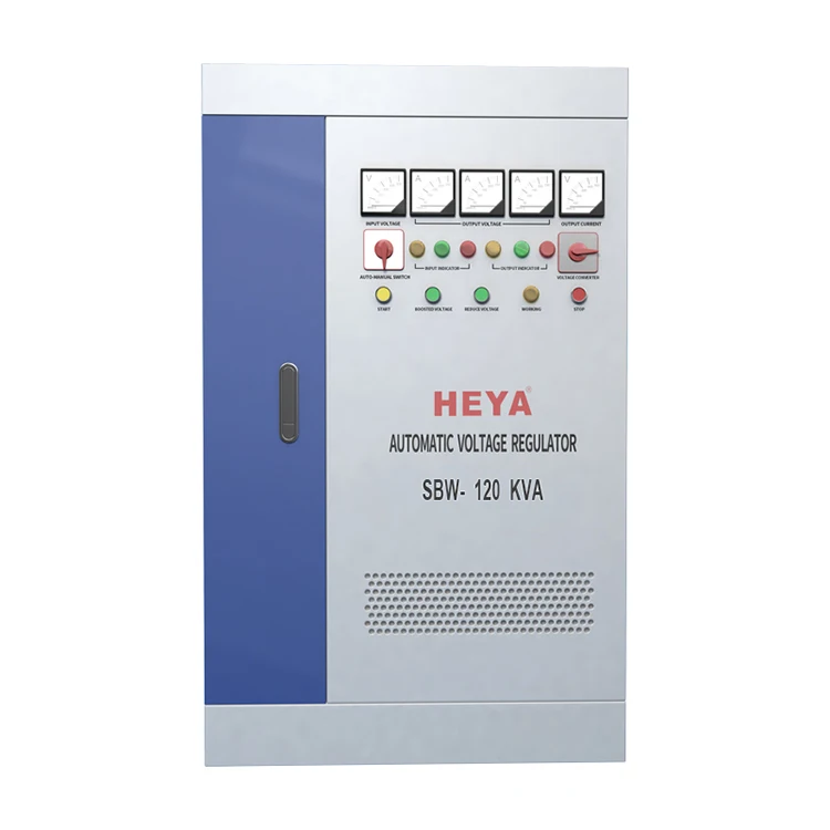 SBW 120KVA 100KW Three Phase AVR Automatic Voltage Regulator Stabilizers With CE