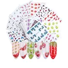 Nail Stickers 2021 New Arrival Nail Art Stickers Floral Black Leaf
