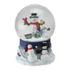 100MM Christmas Inflatable Snow Water Globe with music playing Water ball Table Decoration