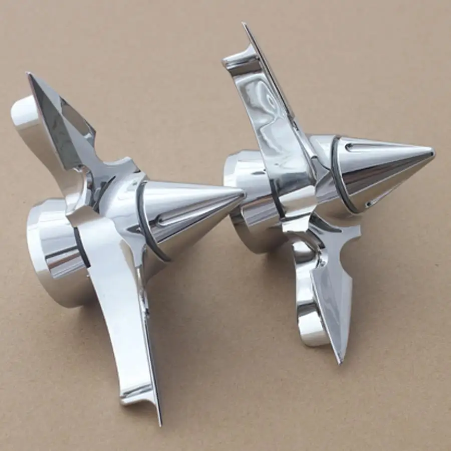 Spun Blade Spinning Front Axle Cap Nut Covers Fit For Harley Touring Sportster Dyna Motorcycle Accessories