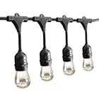 Solar Led Outdoor Bulb Cluster String Light