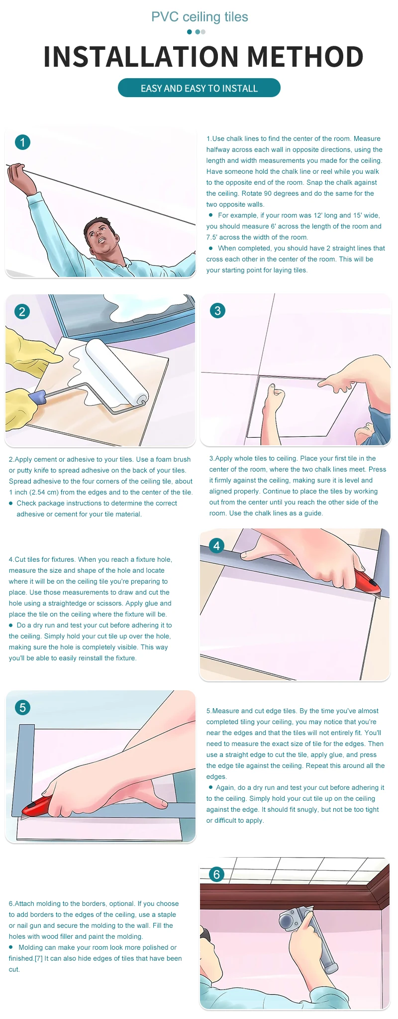 Insulated ceiling tiles 600x600mm for interior decoration fireproof  pvc ceiling tiles