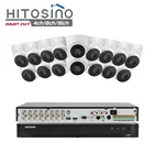 Hitosino Hik OEM 4ch 8ch 16ch H.265+ MP 5 in 1 TVI Turbo DVR Digital Video Recorder XVR Set Security Camera CCTV System