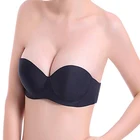 New arrival wide color Push up bra silicone backless strapless bra Wireless Bra