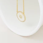 Cubic Zirconia Pendant China Manufacturer Cubic Zirconia Jewellery Necklace Fashion Round Design Pendant