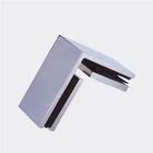 Thick Double Stainless Steel Glass Door Shower Clip
