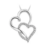 particular heart-shaped super fashion sterling silver pendant