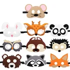 Non toxic high quality custom animal shape kids cute tiger party EVA foam mask