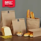 IMEE Kraft paper food bags support custom burger bags