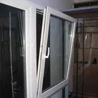 waterproof heavy duty top hung basement tilt up aluminum window from china