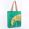Wholesale eco-friendly logo printing popular foldable non woven promotional bag
