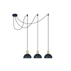 Decorative nordic modern contemporary chain chandeliers black round kitchen 3 pendant lamp lights led
