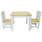 Kids Morden Children Table Set 4 Chair 1 Table Soild Wood Kids Table