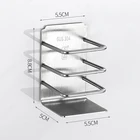 Toothbrush Holder Wall Mounted Toothpaste Holder and Cup Holder,304 Stainless Steel Organizer
