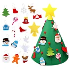 Best sales handmade felt new years gifts xmas accessories christmas tree for kids
