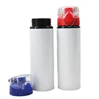 750ml Wide Mouth Blank Sublimation Transfer Printing Aluminum Sports Water Bottle With CE FDA Certification