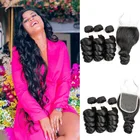 Virgin Hair Loose Wave Bundle Malaysian Virgin Hair Loose Wave Bundles