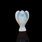 Wholesale High Quality Opal Stone Crystal Angel Carving Exquisite Crystal Healing Stone Ornaments