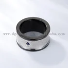 Ring Titanium Newly Jewelry Black Ring Titanium Stainless Steel Spinner Ring With Diamond Zircon