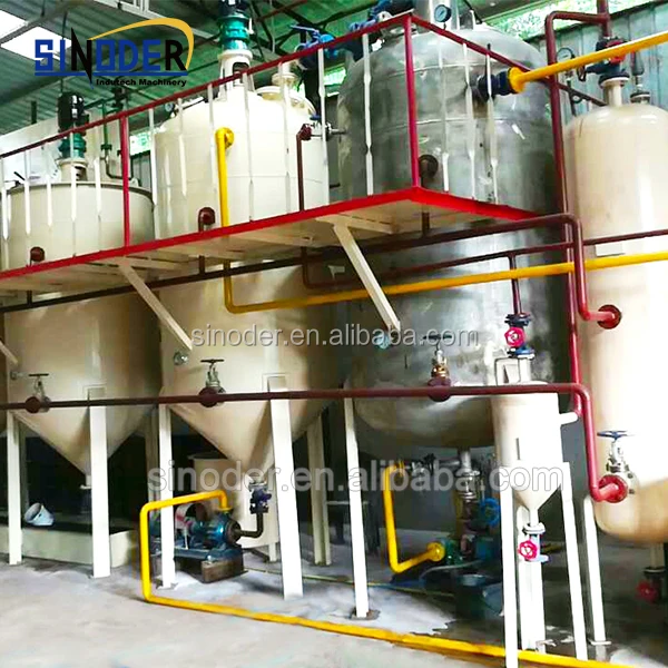 50t/D Palm Oil Refining Equipment Crude Palm Oil Refinery and Fractionation  Plant