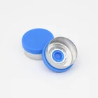 Aluminium-plastic Aluminium Caps Manufacturers 15mm Blue Aluminum Plastic Flip Off Seal Oral Liquid Vial Caps