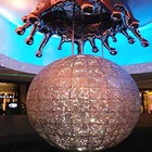 City of Dreams Macau Casino large Metal LED indoor crystal chandelier for the Hotel lobby