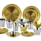 Factory wholesale stainless steel custom serving pizza tray plate dish